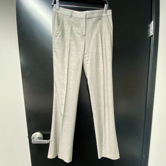 Theory Virgin Wool/Linen Blend Pants Size 4 - Picture 1 of 8